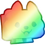 Shiny Rainbow Cloud Dog