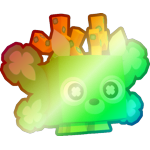 Shiny Rainbow Clover Deer