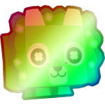 Shiny Rainbow Clover Lion