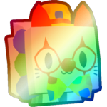 Shiny Rainbow Clown Cat