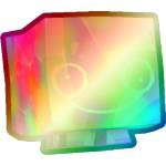 Shiny Rainbow Colorful Rock