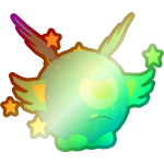 Shiny Rainbow Comet Cyclops Ball