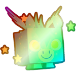 Shiny Rainbow Comet Pony