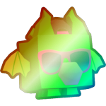 Shiny Rainbow Cool Dragon