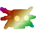 Shiny Rainbow Corrupt Skeleton