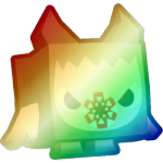 Shiny Rainbow Creepy Yeti