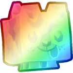 Shiny Rainbow Crystal Dog