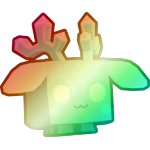 Shiny Rainbow Crystal Jackalope