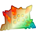 Shiny Rainbow Crystal Spider