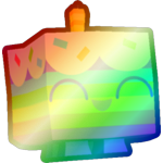 Shiny Rainbow Cupcake