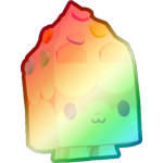 Shiny Rainbow Cupcake Hamster