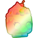Shiny Rainbow Cupcake Unicorn
