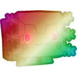 Shiny Rainbow Cyber Axolotl