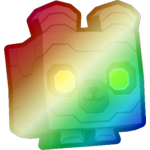 Shiny Rainbow Cyber Bear