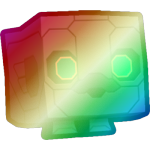 Shiny Rainbow Cyber Ducky
