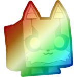 Shiny Rainbow Cyber Fox