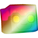 Shiny Rainbow Cyber Slime
