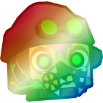 Shiny Rainbow Cyberpunk Meerkat