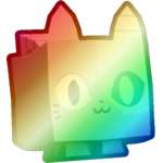 Shiny Rainbow Cyborg Cat