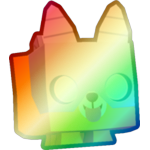 Shiny Rainbow Cyborg Corgi