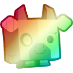 Shiny Rainbow Cyborg Cow