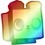 Shiny Rainbow Cyborg Panda