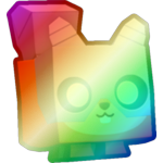 Shiny Rainbow Cyborg Squirrel