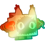 Shiny Rainbow Demolition Cat