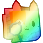 Shiny Rainbow Detective Cat