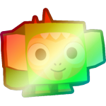 Shiny Rainbow Dino Monkey