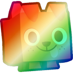 Shiny Rainbow Dog
