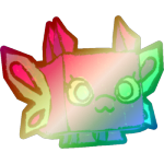 Shiny Rainbow Doodle Fairy