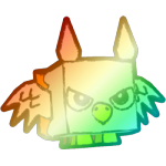 Shiny Rainbow Doodle Griffin