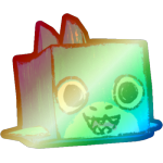 Shiny Rainbow Doodle Shark