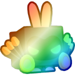 Shiny Rainbow Easter Dominus