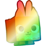 Shiny Rainbow Easter Fox