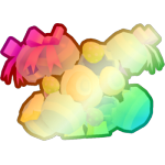Shiny Rainbow Easter Golem