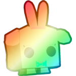 Shiny Rainbow Easter Lamb