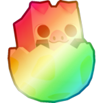 Shiny Rainbow Egg Piggy