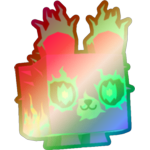 Shiny Rainbow Electric Bear