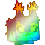 Shiny Rainbow Electric Fox