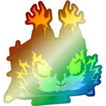 Shiny Rainbow Electric Werewolf