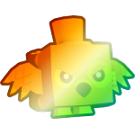 Shiny Rainbow Elegant Eagle
