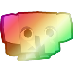 Shiny Rainbow Elephant
