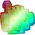 Shiny Rainbow Emerald Monkey