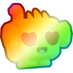 Shiny Rainbow Emoji Monkey