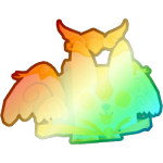 Shiny Rainbow Empyrean Corgi