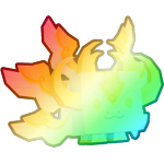 Shiny Rainbow Empyrean Dragon