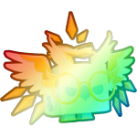 Shiny Rainbow Empyrean Owl