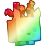 Shiny Rainbow Enchanted Deer